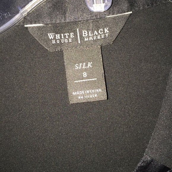 WHBM Black Button Down - Picture 3 of 5